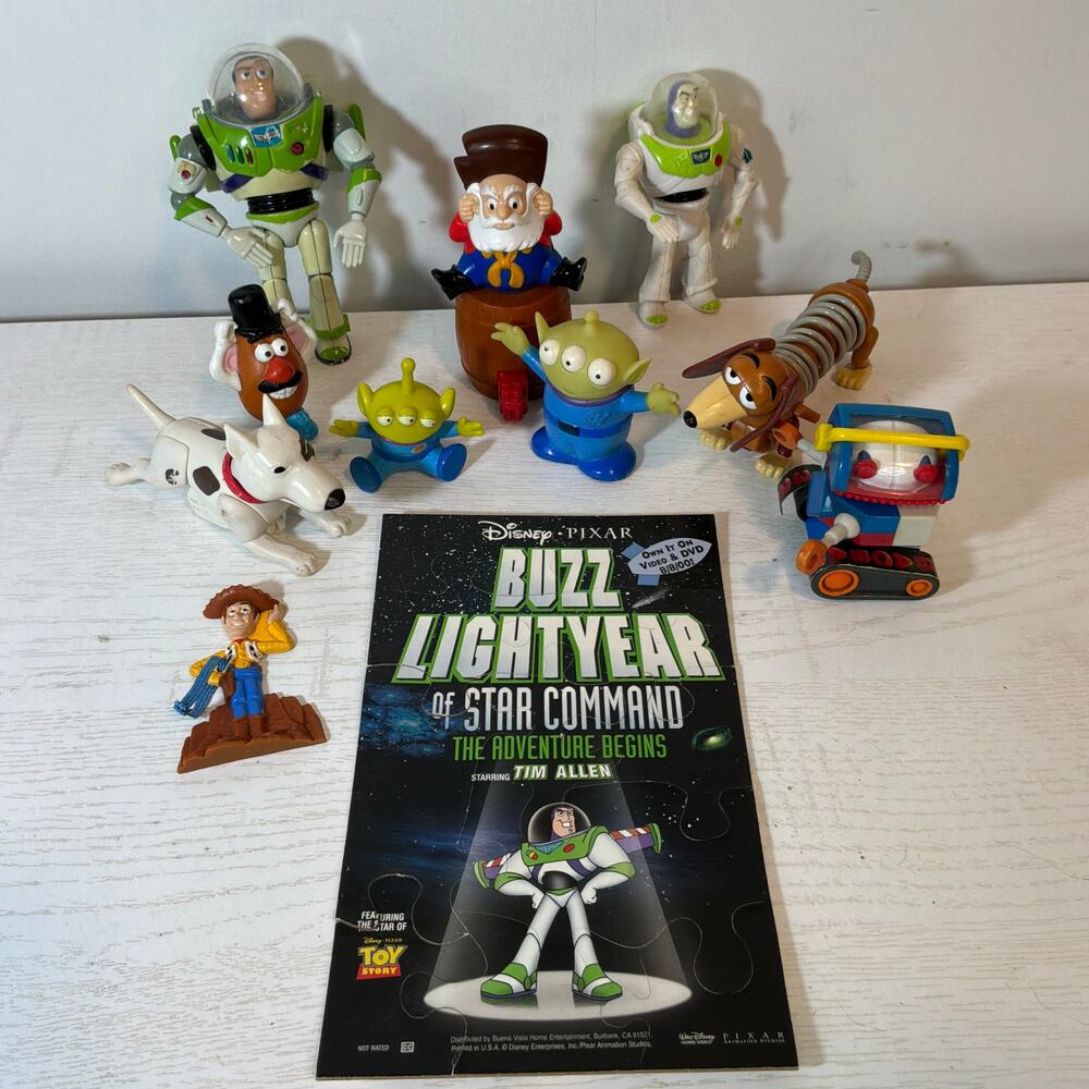 Disney Pixar Toy Story and Buzz Lightyear of Star Command McDonald's Toys